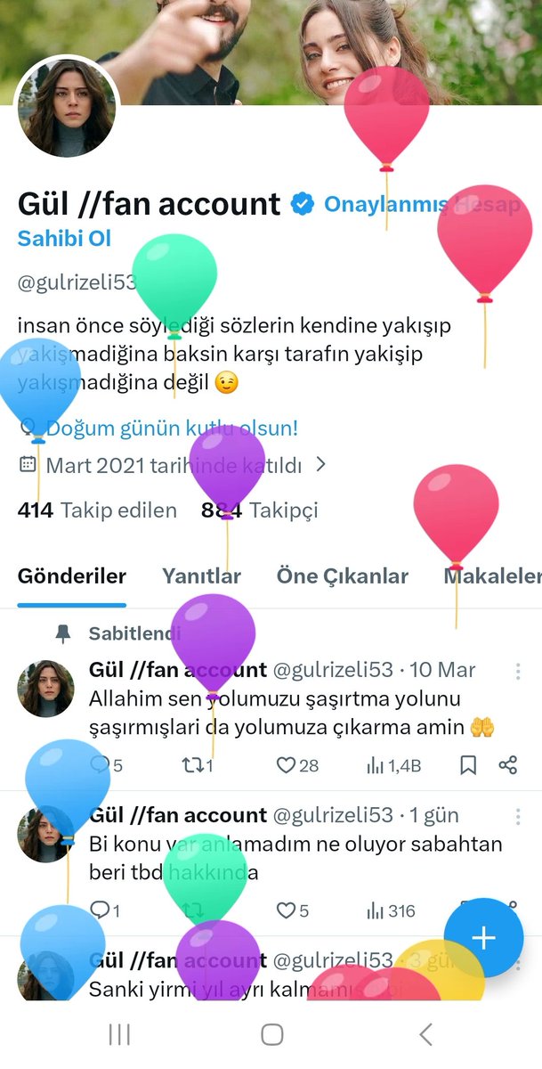Gül //fan account tweet media