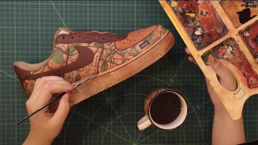 Ridhii | Custom sneakers👟 Art tweet media