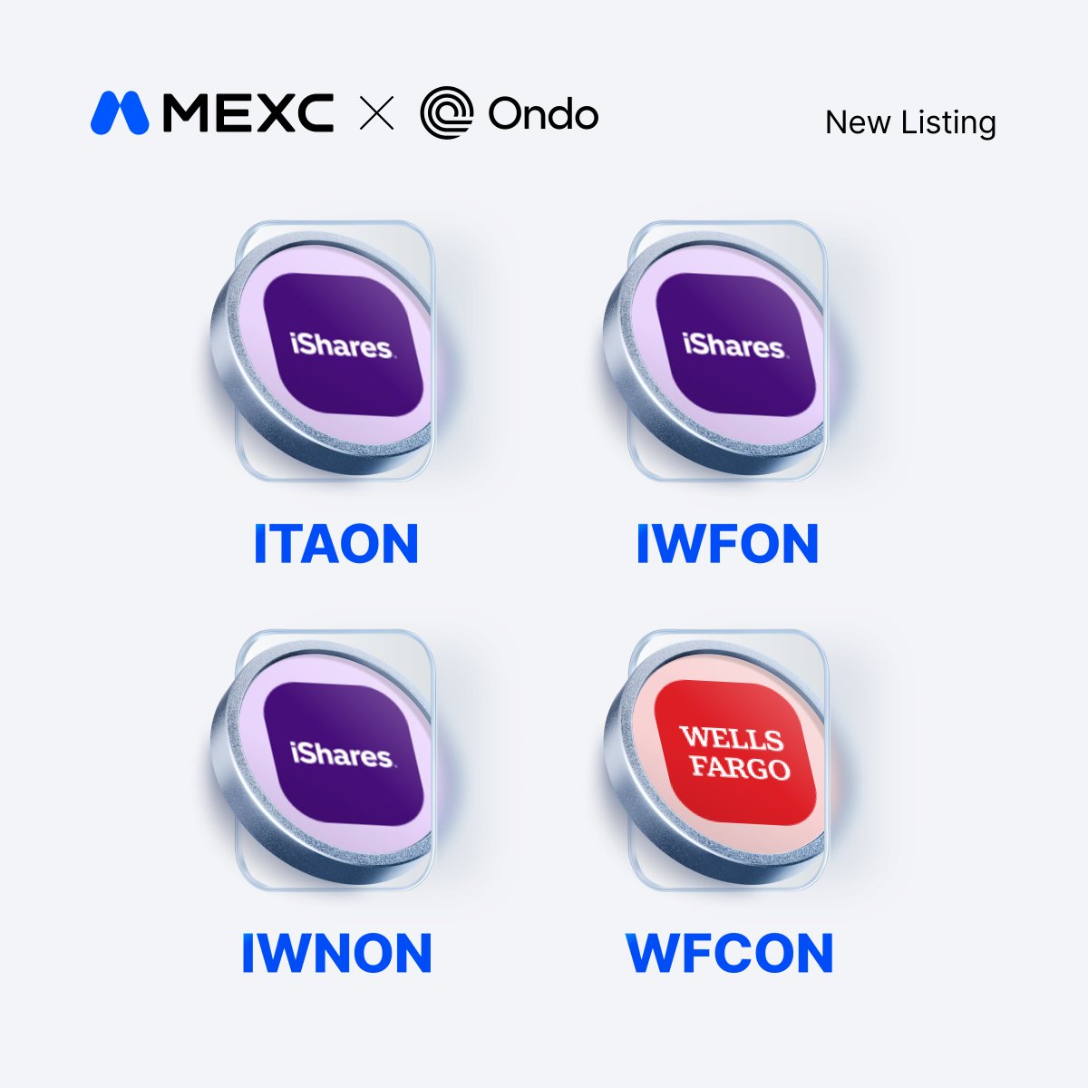 Alpha_MEXC's tweet image. 🔔 #MEXC Initial Listing 🔔

We’re excited to announce the launch of 4 new Ondo tokenized stocks on MEXC! Powered by
@OndoFinance

Start from: April 15, 2026, 12:00

Learn more 👉mexc.com/announcements/…