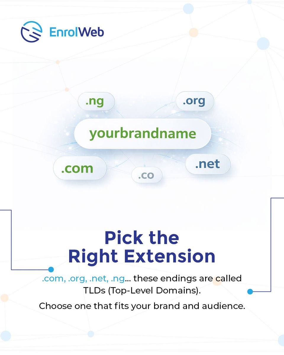 enrolweb's tweet image. Most of the time, it’s not about the product, the 
price, or even the marketing,it's about the domain.
Don’t leave your first impression to chance.
Send us a DM to secure your domain today and let's get started
#EnrolWeb #digitalbusiness #webservices