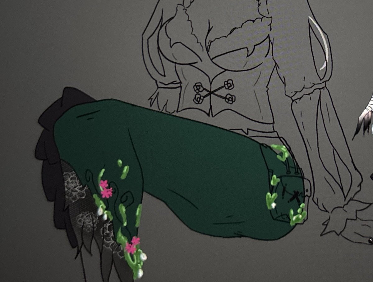 Drawing!? ME!? 
No but really, I haven’t drawn anything in ages! This is a WIP, I’m so rusty 😭