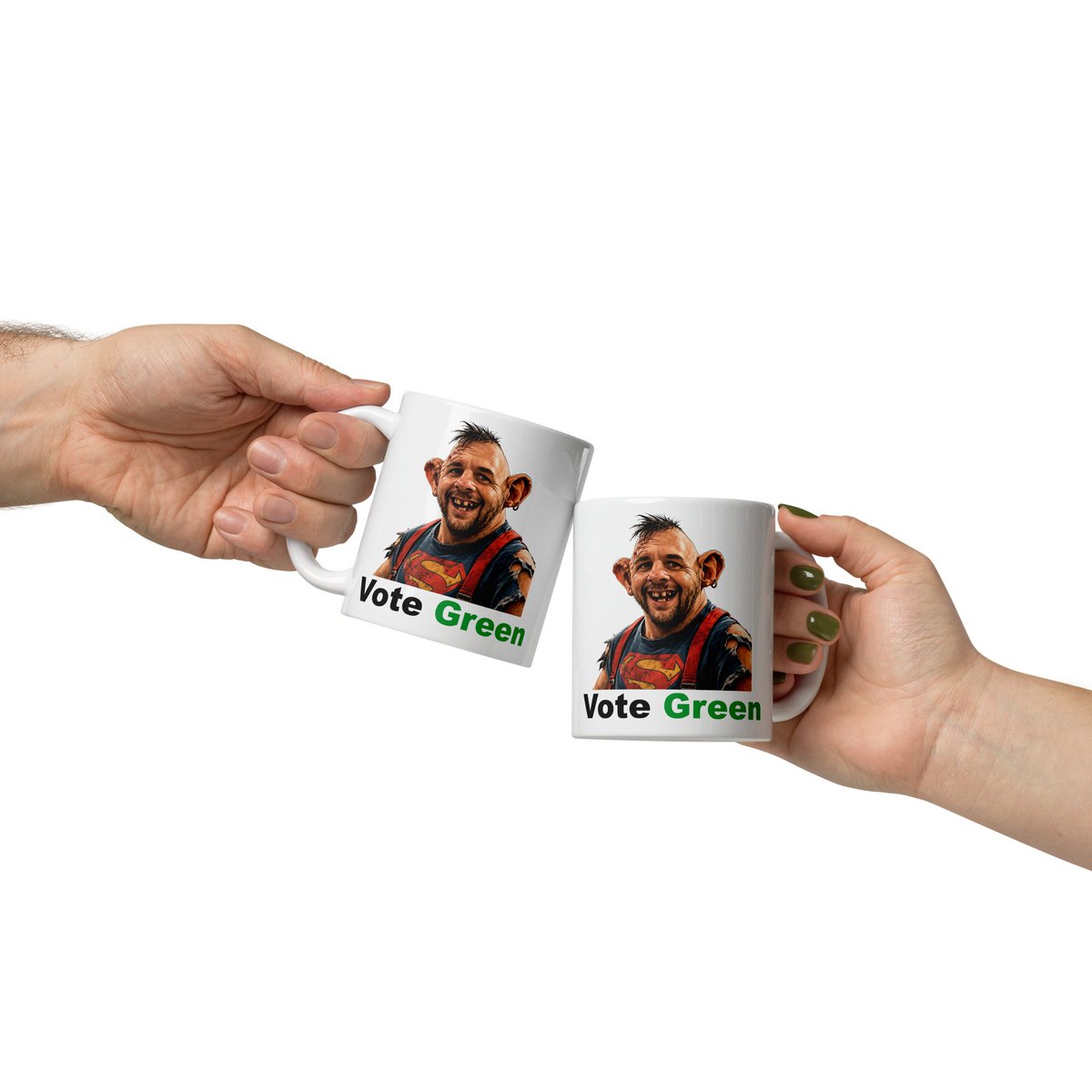 UrbanKangarooUK's tweet photo. This funny Vote Green mug is guaranteed to stir the pot

Perfect for anyone who loves UK politics humour, sarcasm and proper British banter

Ideal funny political mug, novelty mug UK gift or cheeky gag gift for mates
#funnygift #politicalhumour #votegreen #sarcastichumour https://t.co/S3oGM383bo