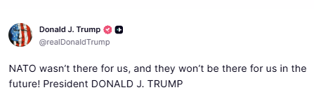 Commentary Donald J. Trump Posts From Truth Social tweet media