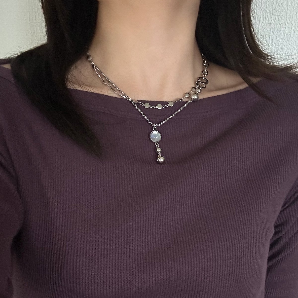 shopmylifelog's tweet photo. ✴︎4/16 20:00~販売の新作アイテム✴︎
存在感がありながらも着けやすいデザインのネックレス2型の販売です⟡.· https://t.co/RS3JslzMsk