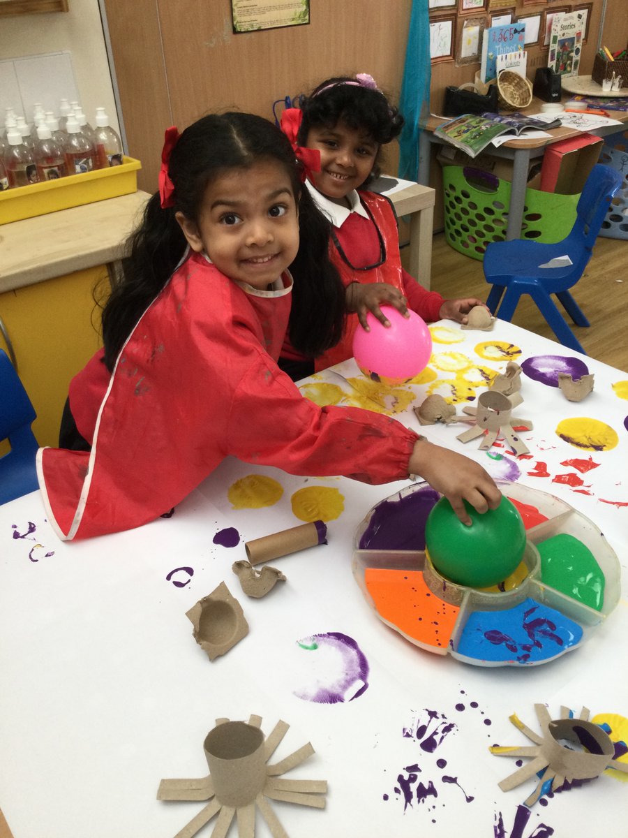allsaintsbootle's tweet image. Little hands, big masterpieces! Happy World Art Day!! #EYFS