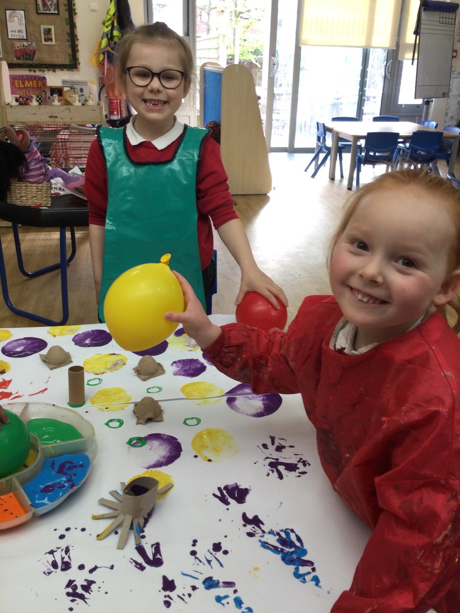 allsaintsbootle's tweet image. Little hands, big masterpieces! Happy World Art Day!! #EYFS