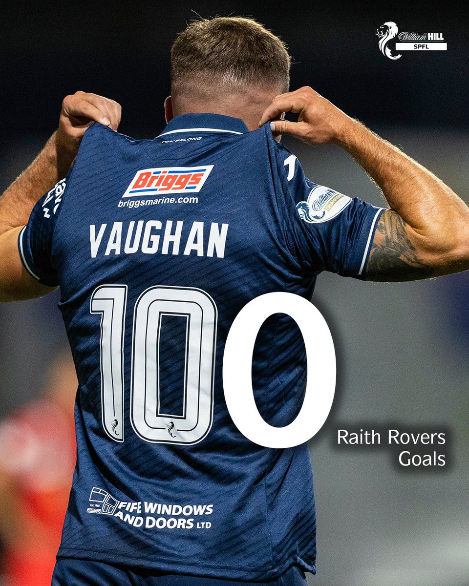 spfl's tweet photo. An incredible achievement for a Kirkcaldy icon 💙

Lewis Vaughan surpasses 💯 @RaithRovers goals https://t.co/fTUIjRsq9v
