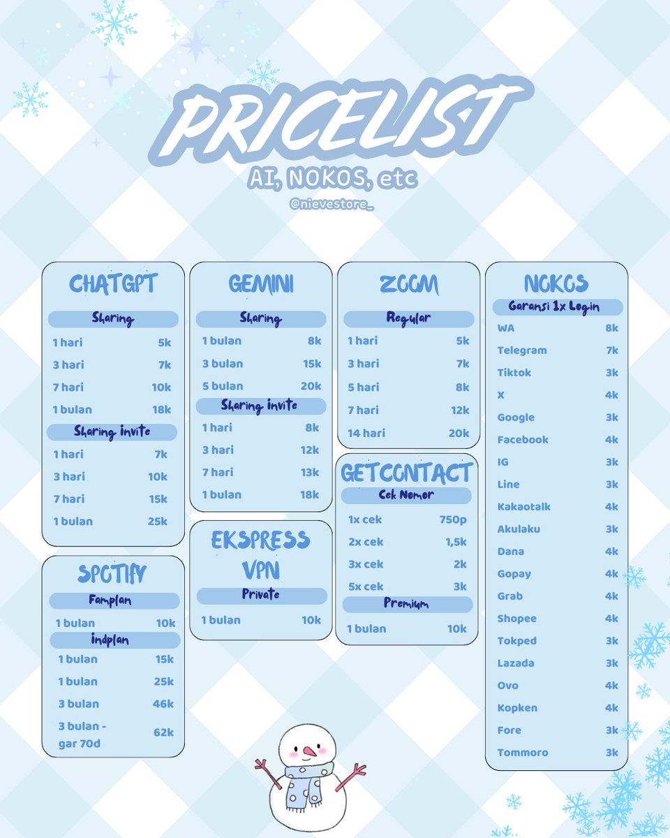 Nieve Store❄️ APP PREM FAST RESP tweet media