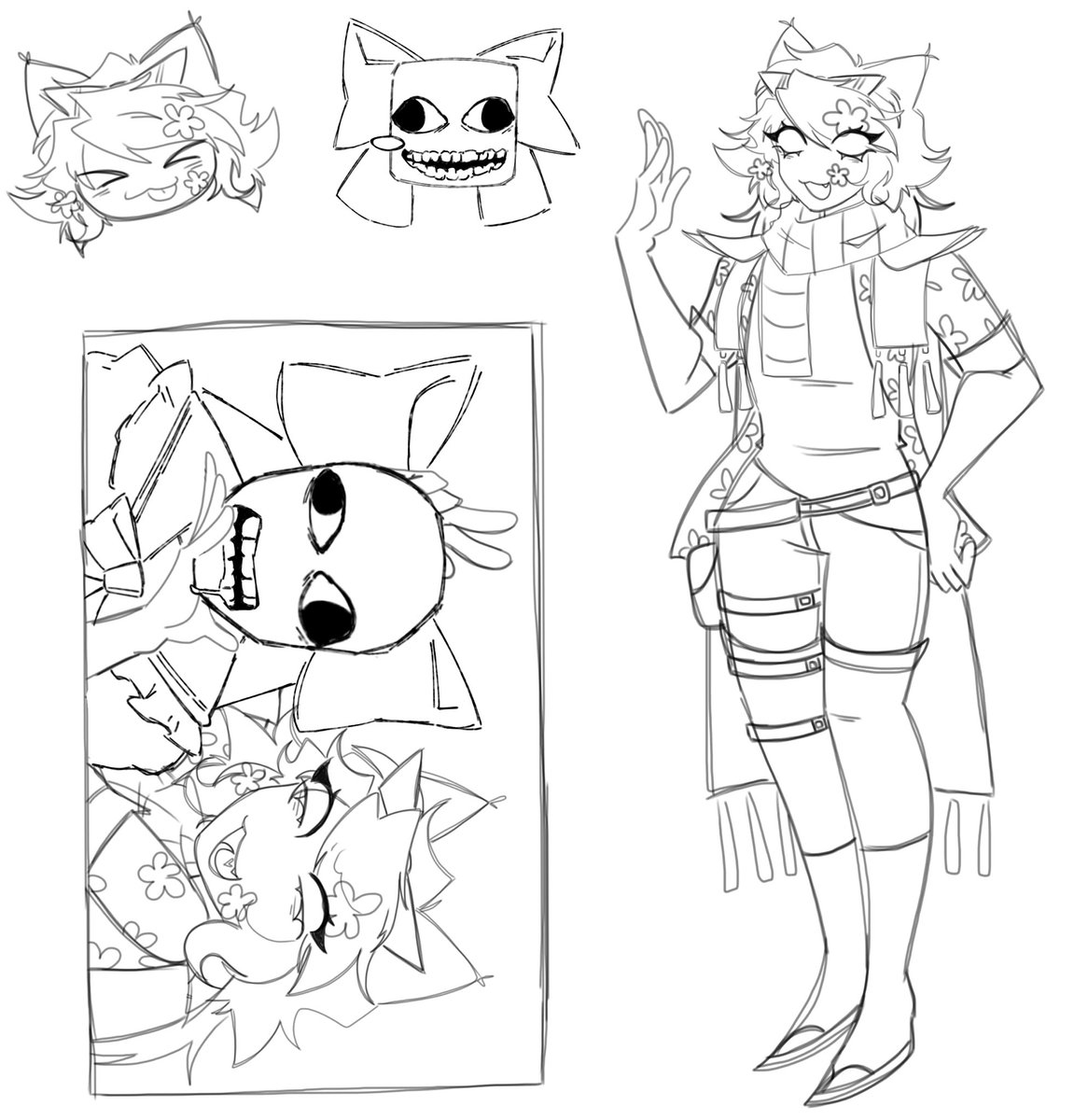 _er1na's tweet photo. Collab with my friends! https://t.co/1mjjNjU4uH