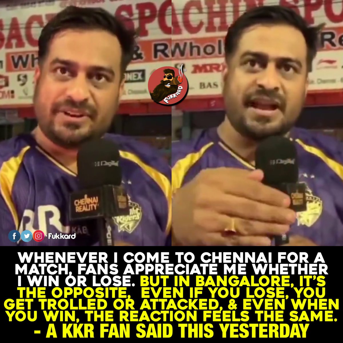 Fukkard's tweet image. What's Your take on this ?
#CSK #KKR #RCB