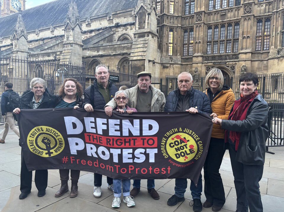 orgreavejustice's tweet photo. Another grim day for democracy. MP’s voted yesterday to give police unprecedented powers to ban recurring protests. It’s the cumulative nature of protest that has spoke truth to power & brought about progressive change #DefendTheRightToProtest https://t.co/oBzxsRdv1x