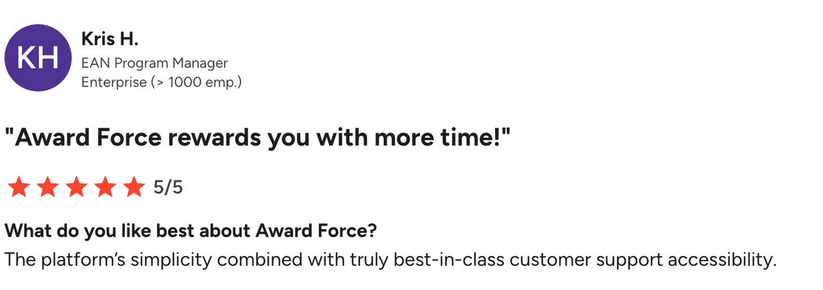 Award Force tweet media