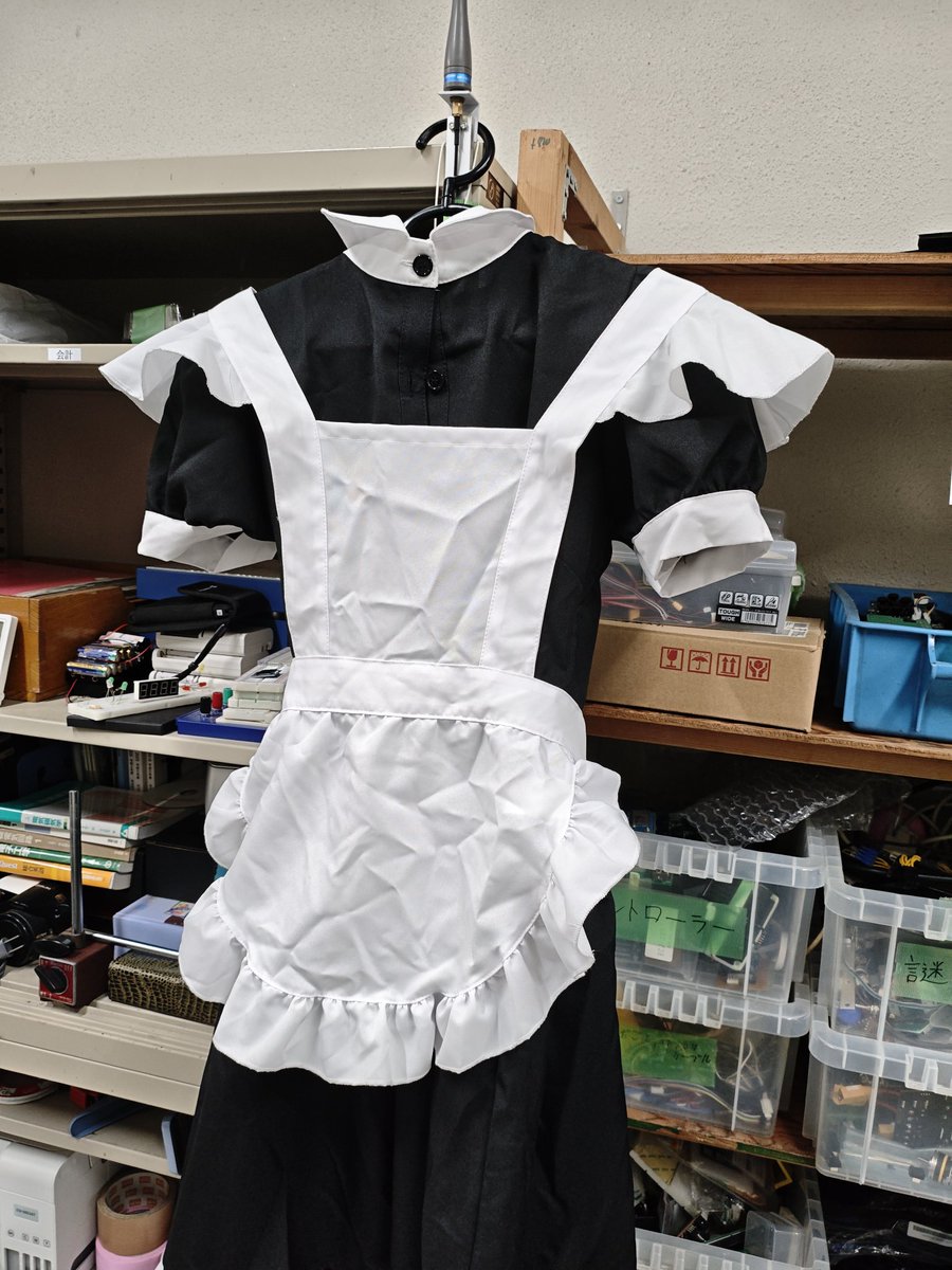 ルール発表前に新入生勧誘で着たメイド服
#高度な情報戦