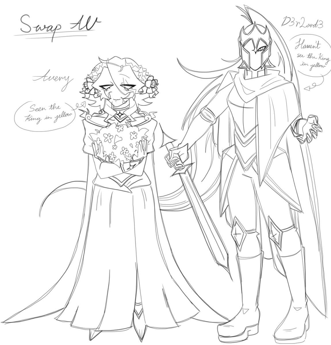 _er1na's tweet photo. Inspired from someone (I low-key forgot)

#sfawtde #dawtde #averythemayo #d3rlord3 https://t.co/vZ2Q0tDxyb