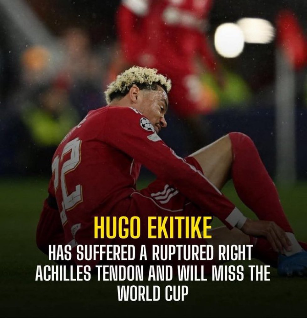 Nah this is very sad 😢 quick recovery champ ✊❤️