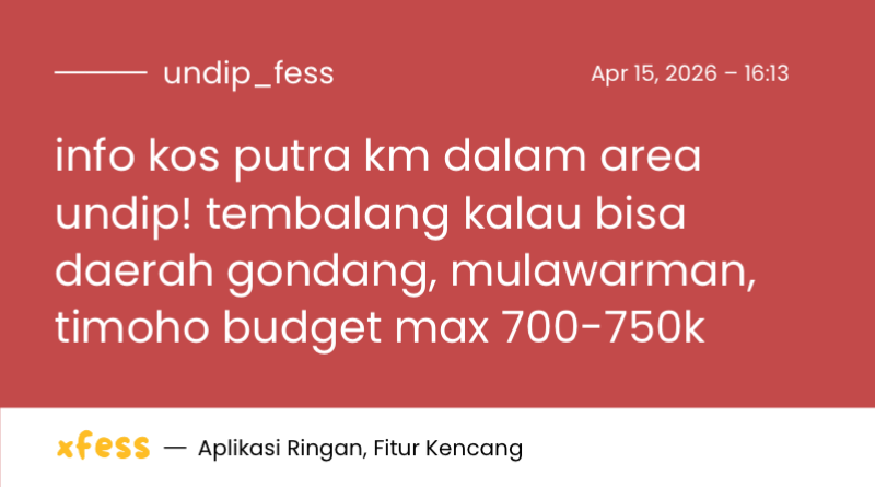 UNDIP MENFESS tweet media