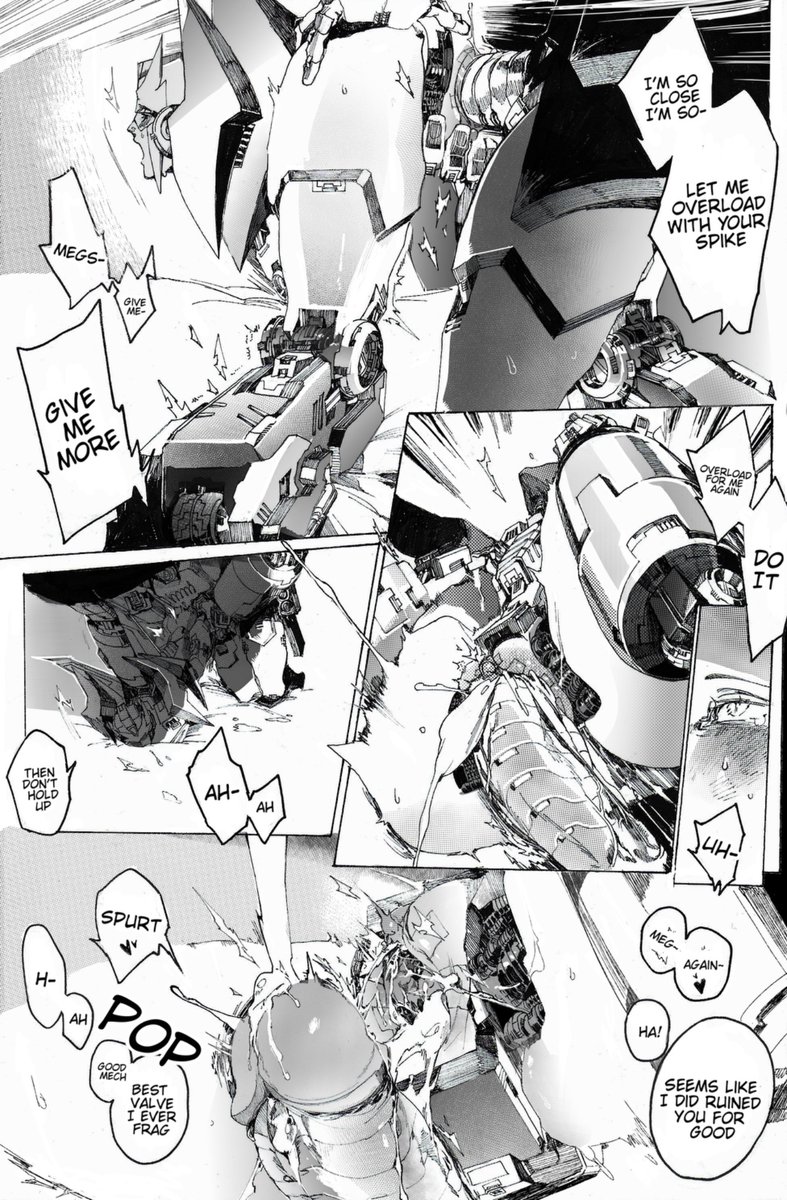 Megatron x OC commission for Mimosaaaa ❤️🔥 #valveplug