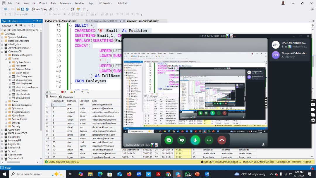 im_classic24's tweet image. Dear #datafam, if you've been finding it difficult to master and understand how SQL works in real-life scenarios watch this space! 🚀
#dataanalytics #dataanalysis #sql #sqlforbegineers #comingsoon