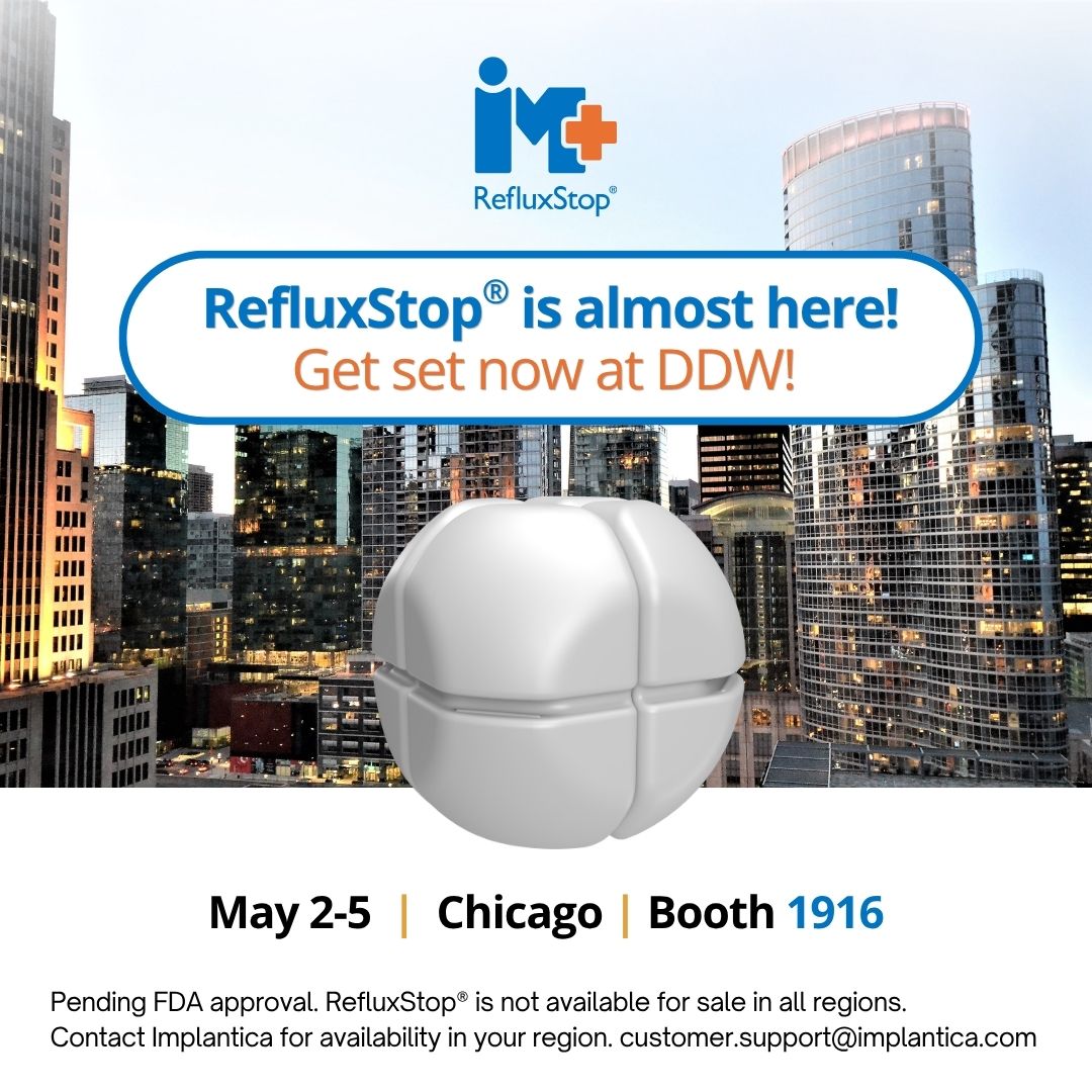 RefluxStop's tweet photo. Don't miss your chance to learn about RefluxStop® at #DDW2026. It's the only surgical solution of its kind! Meet the RefluxStop® Clinical Team:
📍Booth #1916
⏰ 9:30 AM-4:00 PM
📆 Sunday, May 3-Tuesday, May 5

✏️Get your questions ready: https://t.co/WJ0EWxT37a https://t.co/heAkSy0aU4