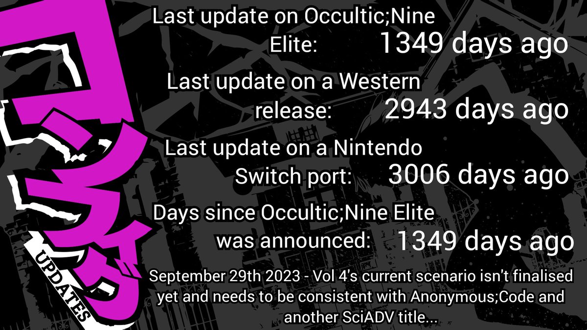 Is Occultic;Nine Coming To The West? tweet media