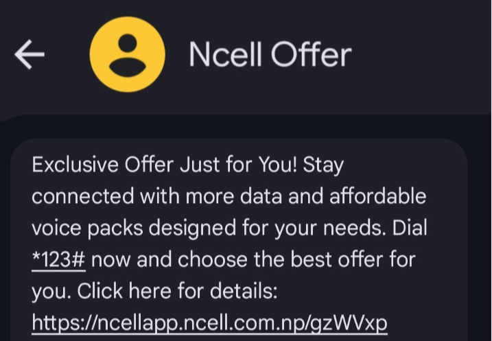 Dear <a href="/Ncell/">Ncell</a>, pls stop ghosting people 🤨🙏

Also stop making false call 🤙just to check if I'm active 🤪

If I need the services I'll make sure to dial the numbers. 

Sincerely,
#lawleet