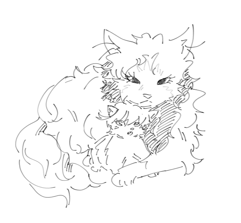 kialovesreki's tweet photo. the hugo cat is an old drawing lol #catlock #bllk #hugovivien #bluelock https://t.co/e6SAmAvK8U