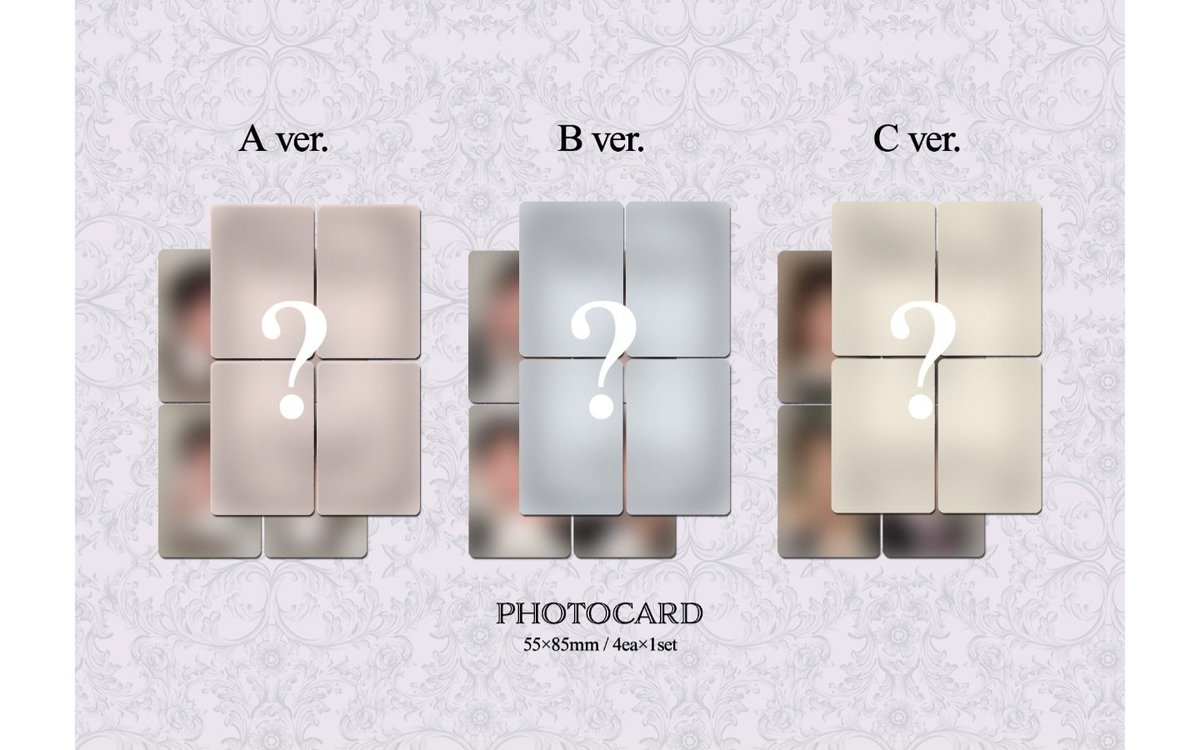 노안이지만 눈크게 뜨고 잘보면😳
도슨트버전 포카셑은 아마ㄱㄷ 첫번째 블랙 착장
주얼버전 포카셑은 ㅇㅁ겟돈 두번째 와인 착장
포카버전 포카셑은  
a 스틸히어  
b 넬라노떼 
c 에튀드 착장인듯