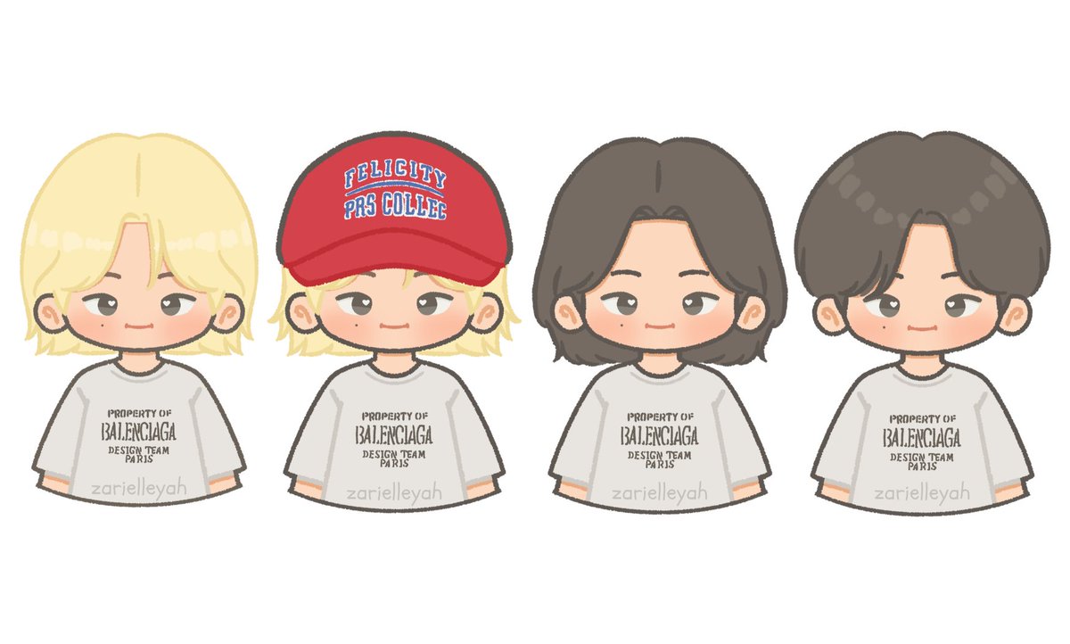 different variants of jeonghan balenciaga🥰