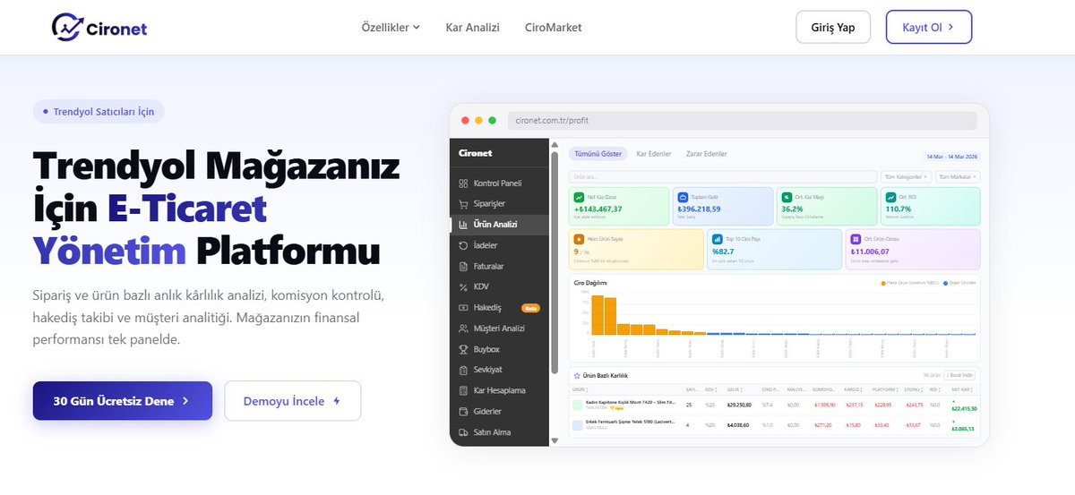 gkntan's tweet photo. İki arkadaşım bana yeni ürün/hizmetlerini test etmeleri için 10 kullanıcı aradıklarını ilettiler. İhtiyacınız varsa ve ilginizi çekerse iletişime geçebilirsiniz;

1- Beempa, kapsamlı bir E-Ticaret Entegrasyon yazılımı, oldukça da iddialı bir ücretsiz paketi var. 10 test kullanıcısına 5000 ücretsiz sipariş entegrasyonunun yanında +5000 daha sipariş hakkı tanımlanacak @bertanilhan

2- Cironet, e-ticaret satıcıları için geliştirilmiş kapsamlı bir kâr-zarar ve operasyon yönetim platformu.Test kullancıları tüm özellikleri 2 ay ücretsiz kullanabillecek @7PONLINE 

*İşbirliği ya da affiliate değildir. Destek amaçlıdır.