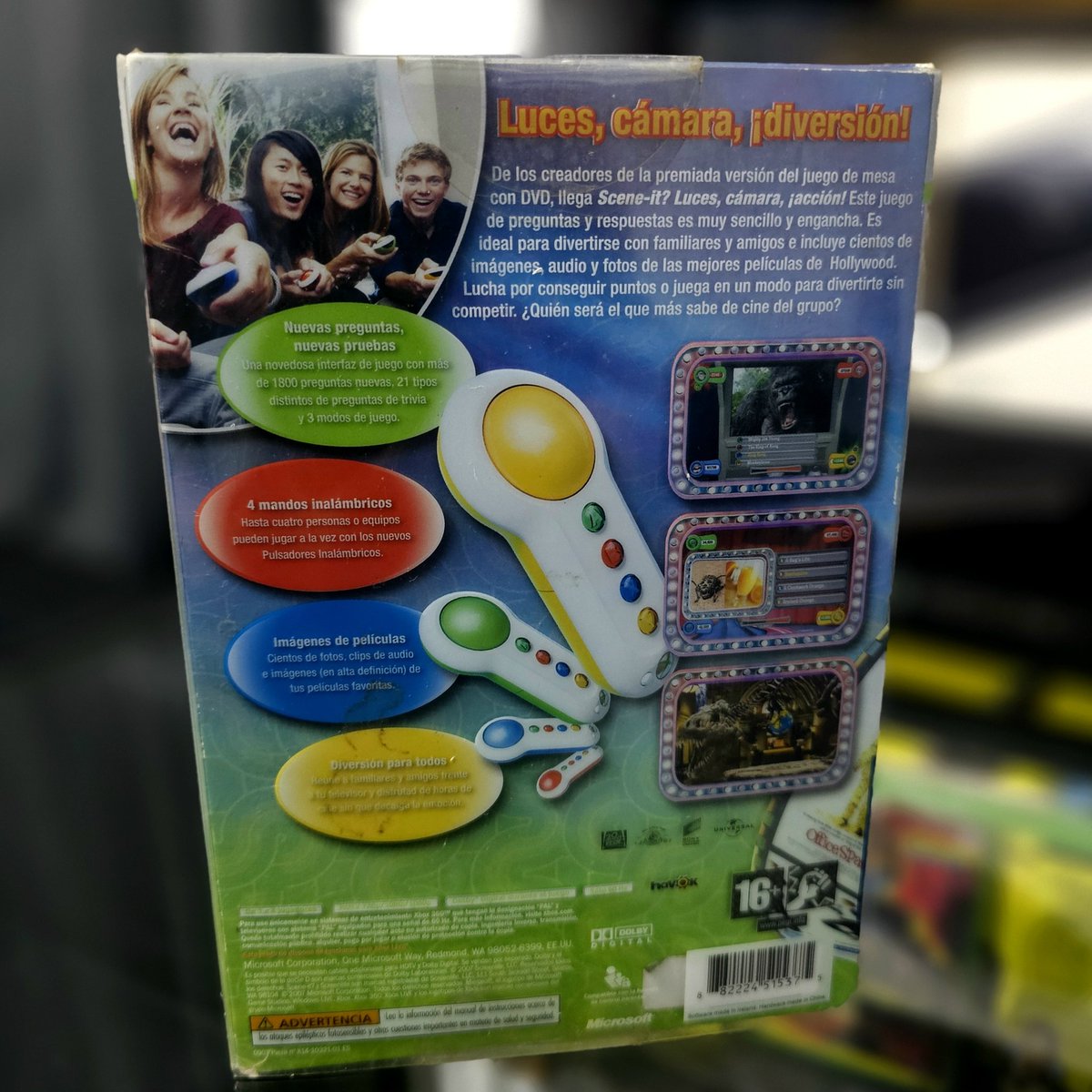 VideotecaLa's tweet image. De la Xbox 360 y, al ser coleccionista de películas, este ha sido uno de mis juegos favoritos del sistema. Es una lástima que no sea retrocompatible en la nueva generación, pero la cantidad de horas que pasé jugando solo es brutal.

Scene It?
¿Lo conocíais?

#xbox360
#xbox