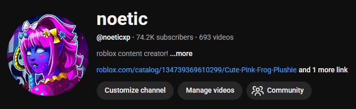 noeticxp's tweet photo. @KreekCraft @ErnieC3_ @TeamYouTube This has unfortunately also happened to me, i'm a dress to impress channel. It's really a shame seeing so many hard working creators getting demonetised like this, hopefully this can be resolved soon! https://t.co/iuQrFHVSwY