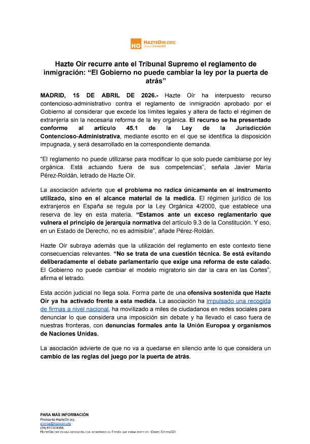 HazteOir.org tweet media