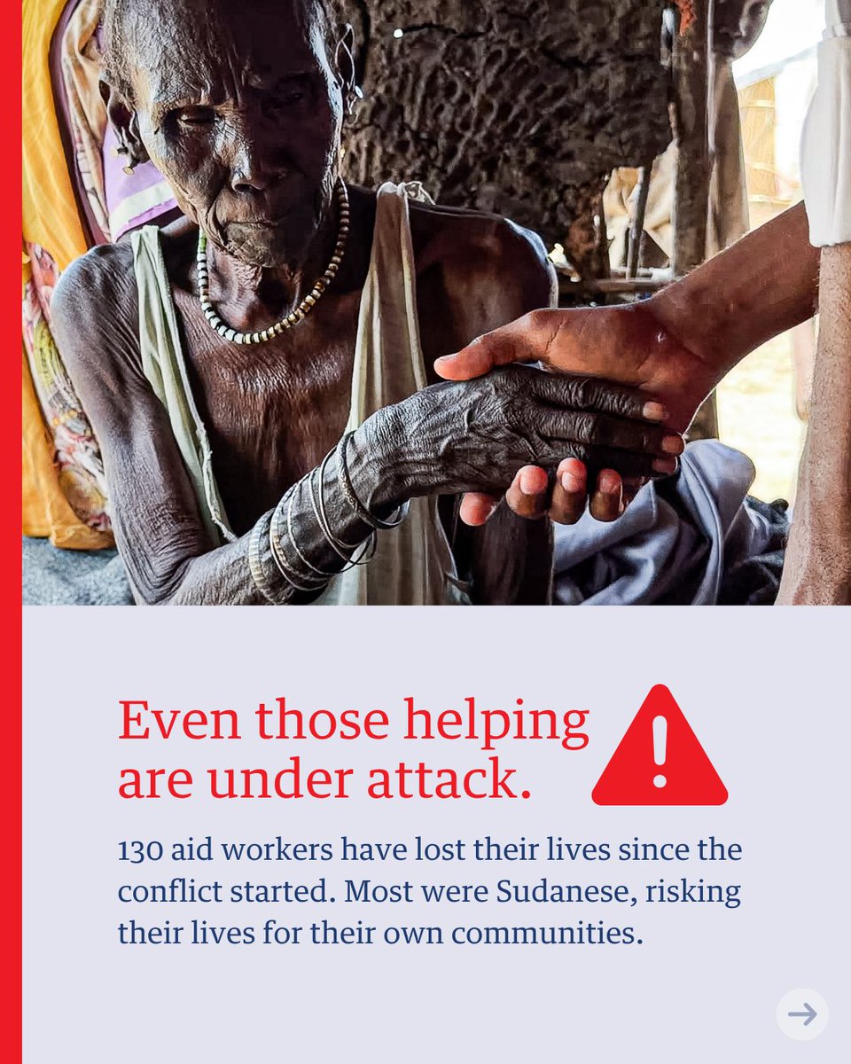 MedairInt's tweet image. 3 years. Still no end. 

🚨 33.7M people in Sudan need help 
🍽️ Hunger rising 
🏥 Health care collapsing 
🏠 Millions displaced 

But help is possible. 

Give now &amp;amp; support life-saving aid 
👉medair.org/donate?utm_med…

#3YearsTooLong #SudanCrisis #ActNow