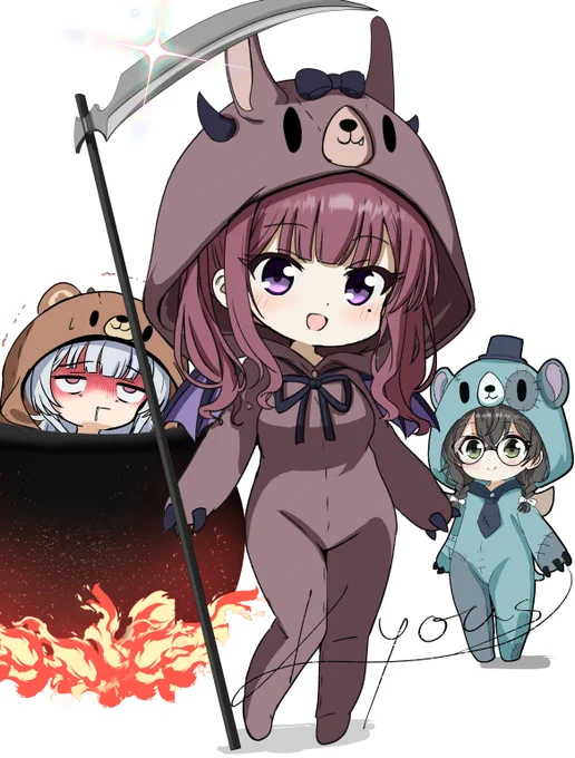 六花ちゃんだけ描かないのはかわいそうなので、入れてあげました!