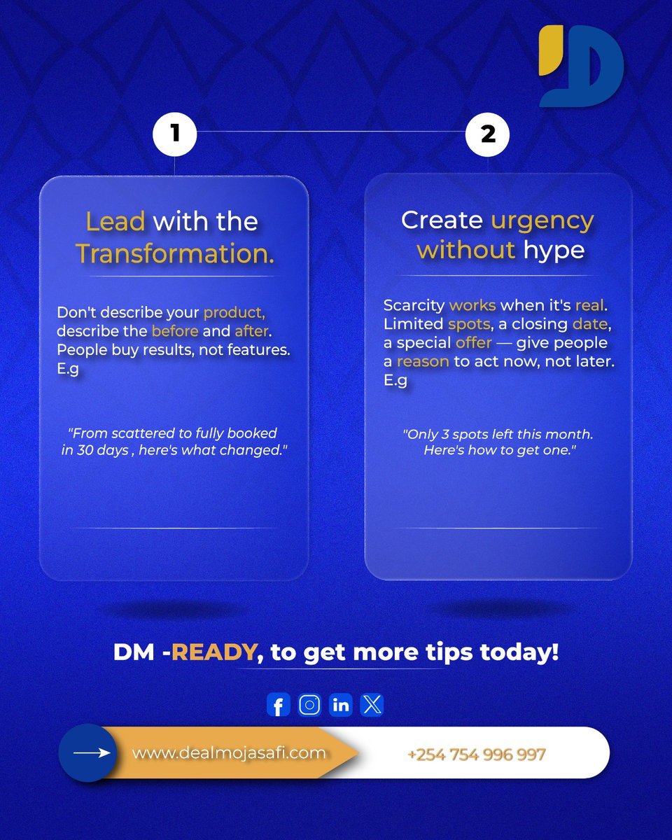 dealmojasafi's tweet image. No intention = no impact.
👉 Post with purpose. Engage with us at dealmojasafi.com 

#Marketing #ContentStrategy #Business #Growth