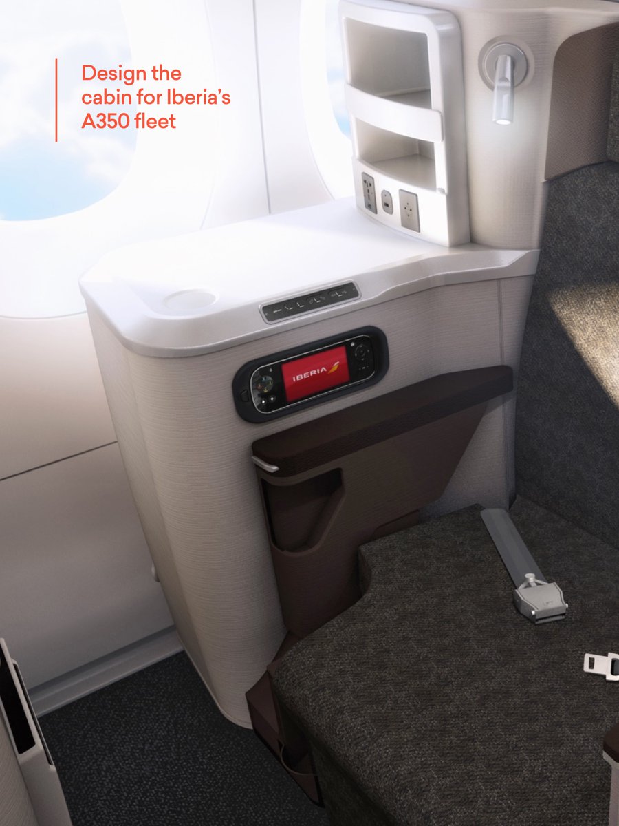 mormedi's tweet photo. ✈️ +10 years boosting Iberia's revenue through innovative design.

We redesigned Business and Economy class seats for their A330 fleet.
The result: greater comfort, more privacy, a substantial increase in revenue per aircraft, and a design that is still up to date today. https://t.co/zteWwl2ROT