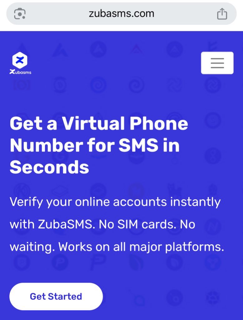 If your OTP isn’t coming, change the number.

Simple.

ZubaSMS gives you working USA 🇺🇸 numbers that receive codes instantly.

Stop wasting money testing random sites..