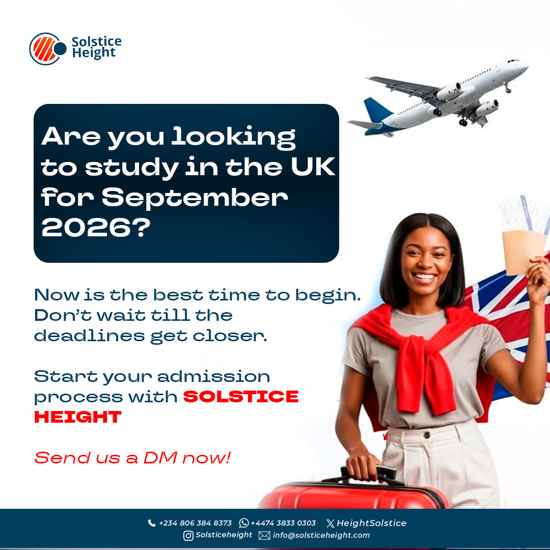 HeightSolstice's tweet photo. September 2026 intake is OPEN, don’t snooze on it.

No guesswork, just clear guidance and success.
Choose Solstice Height, choose peace of mind.
Send us a DM now and let’s begin .

#SolsticeHeight
#DreamSchool #StudyAbroad2026 #InternationalStudents  #FutureStartsNow https://t.co/ggkOT0rYA3