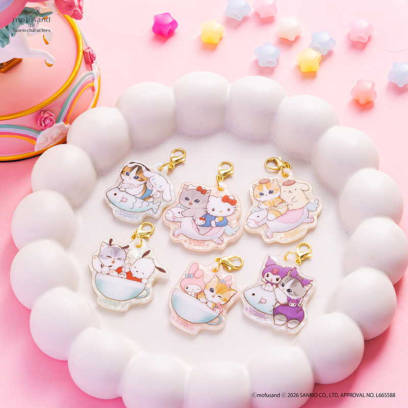 mofusand_kouhou's tweet photo. 🐱mofusand×サンリオキャラクターズ🎡

「mofusand×サンリオキャラクターズ
　トレーディングマーブルアクリルチャーム」
（ブラインド全6種）

「mofusand×サンリオキャラクターズ
　トレーディングアクリルミニミラーキーホルダー」
（ブラインド全6種）

商品詳細はスレッドをご確認ください🐾 https://t.co/I83K2BzZbt