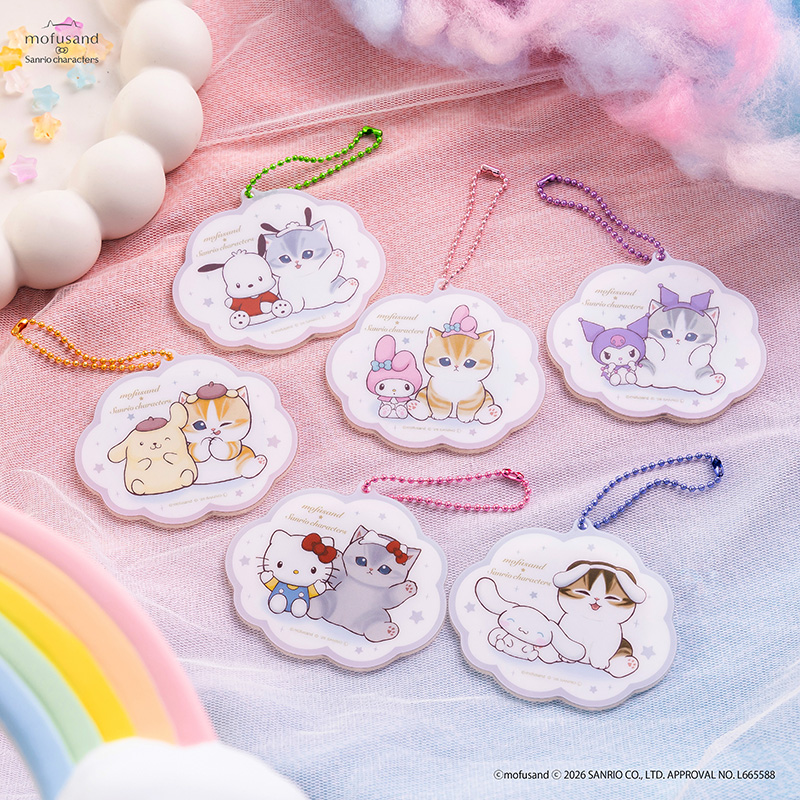 mofusand_kouhou's tweet photo. 🐱mofusand×サンリオキャラクターズ🎡

「mofusand×サンリオキャラクターズ
　トレーディングマーブルアクリルチャーム」
（ブラインド全6種）

「mofusand×サンリオキャラクターズ
　トレーディングアクリルミニミラーキーホルダー」
（ブラインド全6種）

商品詳細はスレッドをご確認ください🐾 https://t.co/I83K2BzZbt