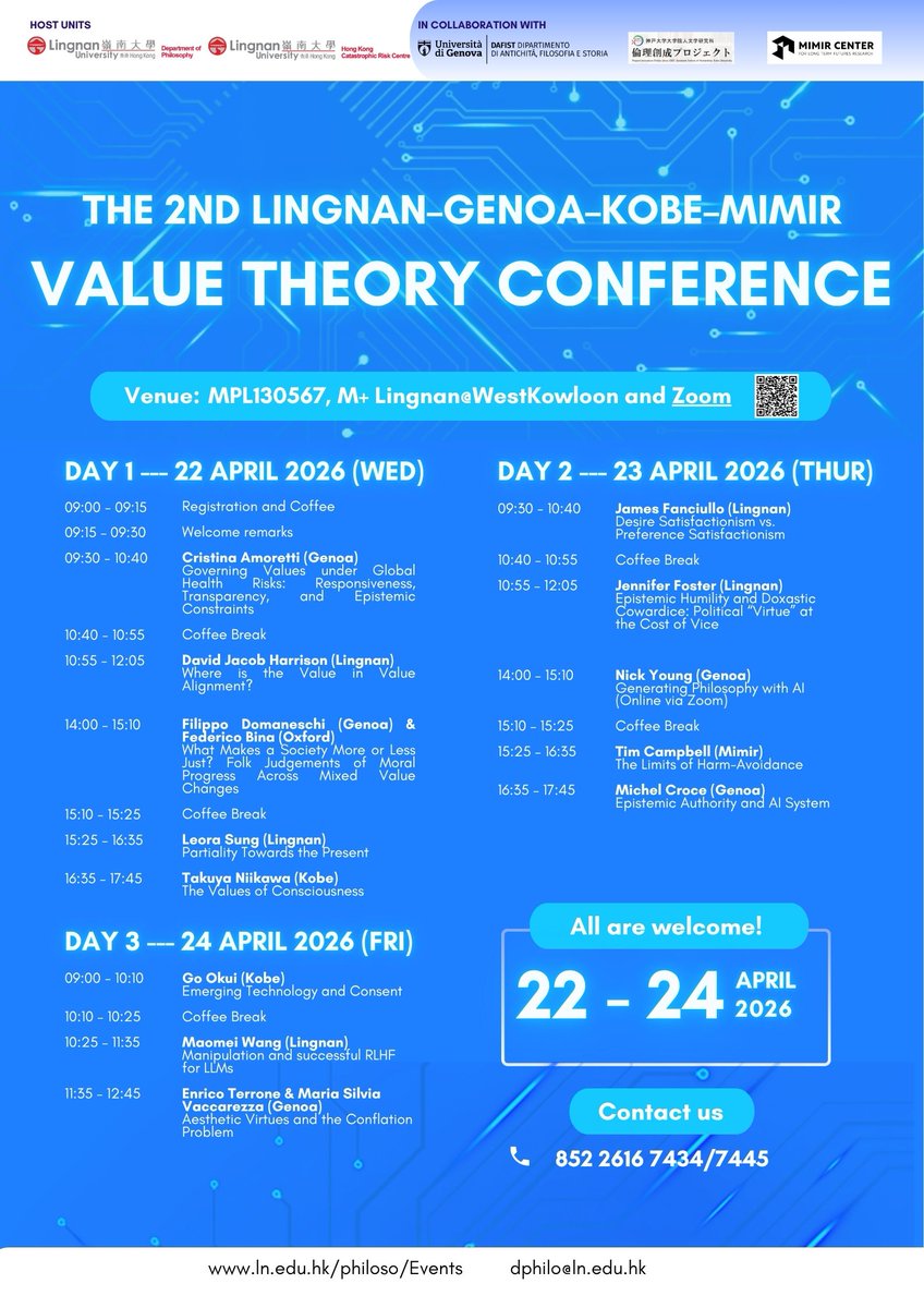 Department of Philosophy (Lingnan University) tweet media