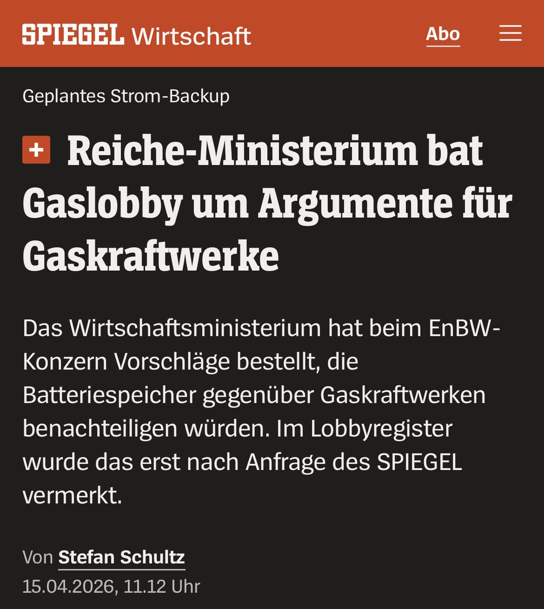 simonhauser_'s tweet photo. Jeden Tag ein Rücktrittsgrund mehr.

Abgesehen vom #Lobbyismus ist das auch wirtschaftspolitisch schlicht unvernünftig: Günstiger #Strom aus erneuerbaren Energien wird von der #CDU-Ministerin aus ideologischen Gründen blockiert. https://t.co/tqGmNPU3Am