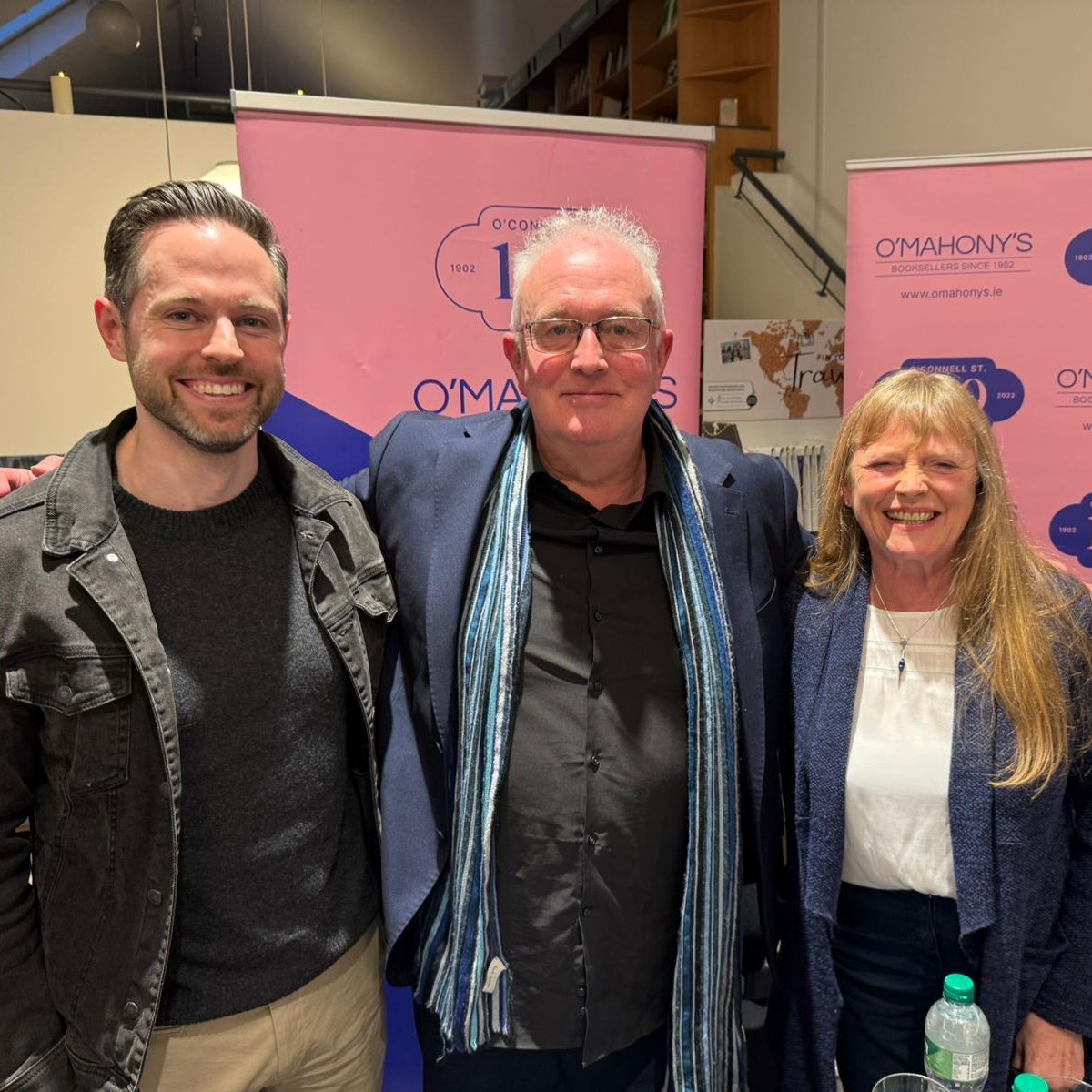 OMahonysBooks's tweet photo. Last night we had a great crowd in store to celebrate @UL  Creative Writing Alum #NeilTully on the publication of #TheVisit
With thanks to Joseph O’Connor &amp; Vivienne McKechnie for doing the interviewing

Signed copies available in store &amp; online
@GillHessLtd @eriu_books #Limerick https://t.co/lHePFRHAbj
