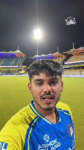 Ayush Mhatre, thanking the CSK fans!