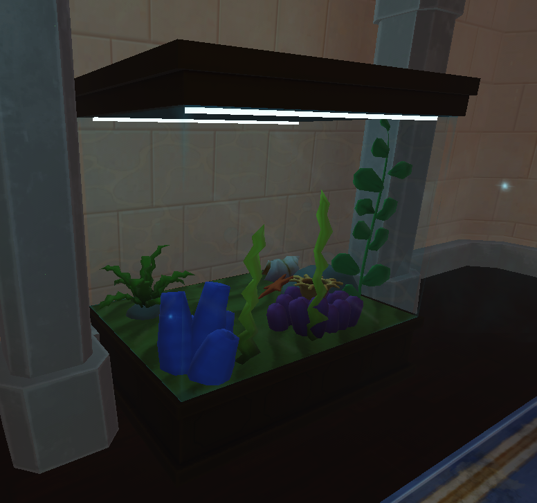 Newest game assets: Aquarium set! Made with Blender &amp; Substance 3D Painter. 🐟
#blender #roblox #substance #gamedev