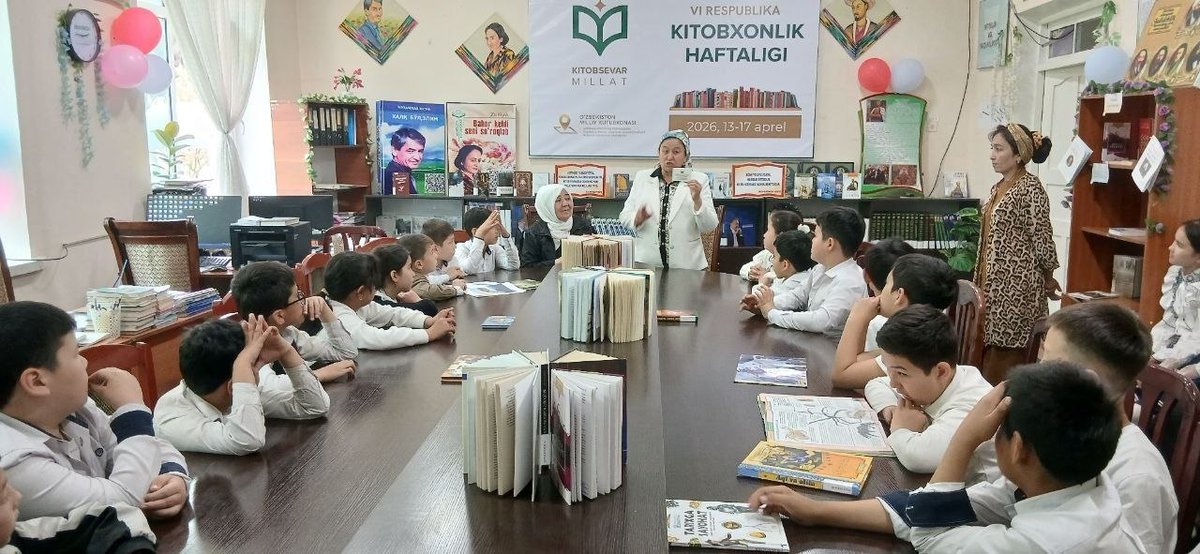 buloqboshi_takm's tweet photo. #Kitobxonlik haftaligi"-2026
📚Kitobxon onalar kuni📚
"Kitobxon ona-millat kelajagini tarbiyalaydi".
"Kitob bilim manbayi- ona esa tarbiya beshigi"
Abdulla Qahhor
Buloqboshi tuman axborot- kutubxona markazi tomonidan har oyning 17-sanasi "Kitobxon ..... https://t.co/2NQt7kCswR