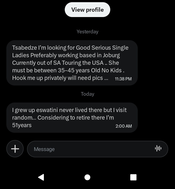 Tsabedze tweet media