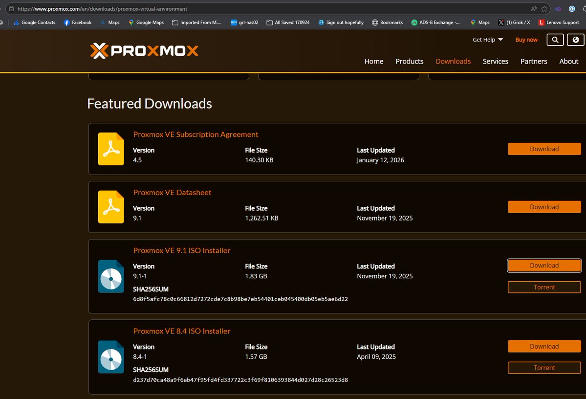 guyrleech's tweet image. Downloads via Torrent?? That puts me off #Proxmox for business use straight away ☹️