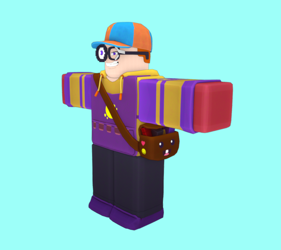 Stylized, very happy character. Fully modeled and textured by me. (Face design not created by me.)
#roblox #blender #gamedev