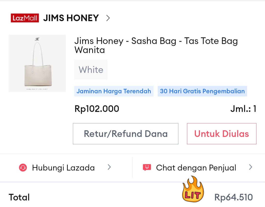 nonacikalll's tweet photo. @maverick99wk d offc langsung kak, aku beli d laz dapet harga 64ribu 😁 https://t.co/sTPBTk8FWB